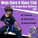 Kids Trial Classes - 6 classes only $19:50 AND we will gift you a free uniform to keep Thornbury Jujutsu _small