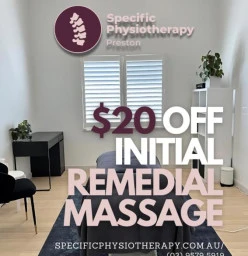 $20 Off Initial Remedial Massage Preston Health &amp; Wellness Coaches