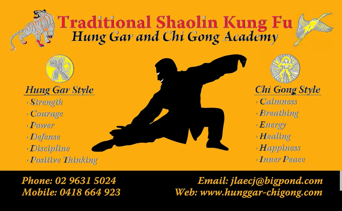 Traditional shaolin Kung Fu Academy sydney